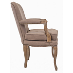 Кресло Aubrey Classical Armchair brown flax варинант исполнения - 1 | Loft Concept в Рязани