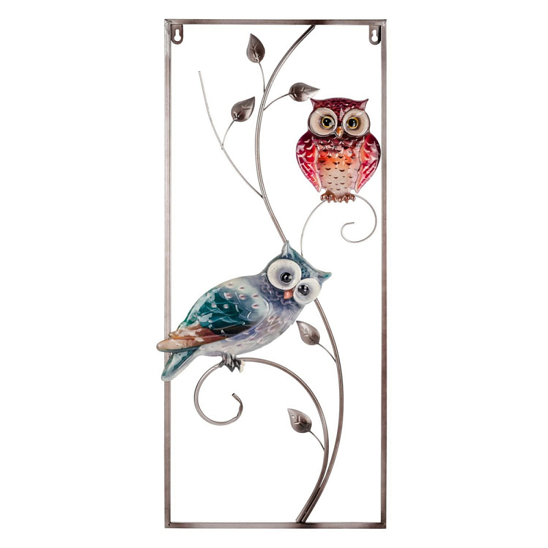 Аксессуар настенный из металла Blank Space Owls Мульти в Рязани | Loft Concept 