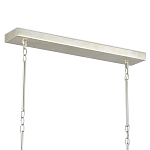 Люстра серебряная из пересекающихся прямоугольных элементов Intersecting Rectangles варинант исполнения - 3 | Loft Concept в Рязани