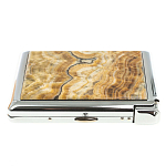 Портсигар с газовой зажигалкой из натурального камня Оникс Stone Cigarettes Cases варинант исполнения - 10 | Loft Concept в Рязани