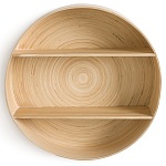 Полка настенная из бамбука Zenara варинант исполнения - 1 | Loft Concept в Рязани