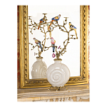 Подсвечник с декором из птиц на ветвях Birds of Paradise варинант исполнения - 4 | Loft Concept в Рязани