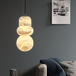 Подвесной светильник с фигурными плафонами Stone Triad варинант исполнения - 3 | Loft Concept в Рязани