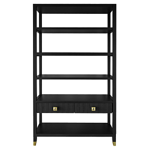 Стеллаж с двумя ящиками Elsa Dreams Black