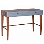 Стол письменный из массива бука с 2-мя ящиками серый Wenge Light варинант исполнения - 1 | Loft Concept в Рязани