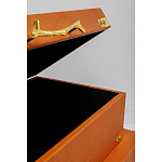 Комплект оранжевых чемоданов Golden Twigs варинант исполнения - 3 | Loft Concept в Рязани