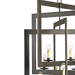 Люстра из пересекающихся квадратных элементов Intersecting Squares варинант исполнения - 1 | Loft Concept в Рязани