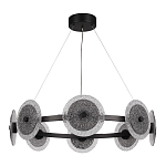 Люстра с плафонами из фактурного двойного стекла Heterochromia варинант исполнения - 5 | Loft Concept в Рязани