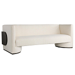 Трехместный диван Florida Sofa  с элегантным деревянным декором  варинант исполнения - 1 | Loft Concept в Рязани