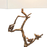 Настольная лампа на ветвистом корпусе с птичками Inspiration from Nature варинант исполнения - 1 | Loft Concept в Рязани