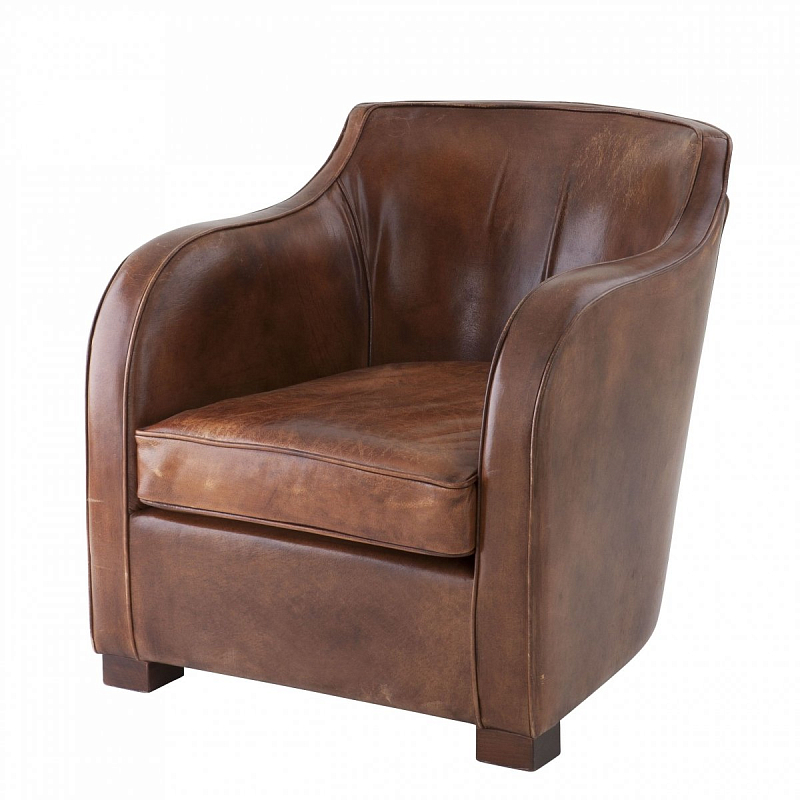 Кресло Eichholtz Chair Berkshire Коричневый Кресло Eichholtz Chair Berkshire Коричневый в Рязани | Loft Concept