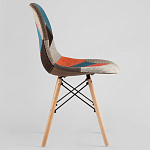 Стул с обивкой в технике пэчворк DSW варинант исполнения - 3 | Loft Concept в Рязани