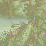 Обои ручная роспись Le Brésil Pastel варинант исполнения - 1 | Loft Concept в Рязани