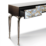 Консоль с 3-мя выдвижными ящиками и фасадом с эффектом трещины Visionnaire варинант исполнения - 1 | Loft Concept в Рязани