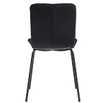 Стул черный с обивкой из велюра Black Archie Chair варинант исполнения - 4 | Loft Concept в Рязани