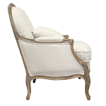 Кресло Ava Classical Armchair beige flax варинант исполнения - 1 | Loft Concept в Рязани