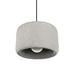 Подвесной светильник с цилиндрическим фактурным абажуром Sergey Makhno варинант исполнения - 1 | Loft Concept в Рязани