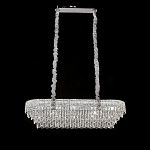 Люстра овальная с каскадом из прозрачного хрусталя Constant Sparks варинант исполнения - 3 | Loft Concept в Рязани