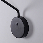 Бра с длинным чёрным металлическим каркасом Bendik Lighting варинант исполнения - 6 | Loft Concept в Рязани