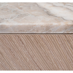 Комод с мраморной столешницей Uniqueness Marble варинант исполнения - 3 | Loft Concept в Рязани