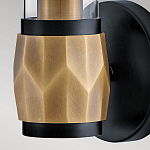 Бра для ванных комнат с прозрачным стеклянным плафоном в форме цилиндра Hinkley варинант исполнения - 15 | Loft Concept в Рязани