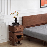 Тумбочка прикроватная с ящиком и дверцей Робот Robot Desk варинант исполнения - 8 | Loft Concept в Рязани