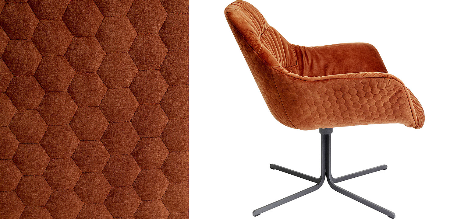 Кресло вращающееся Cinnamon Honeycomb - Loft-Concept в Рязани