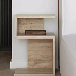 Дизайнерский журнальный стол фигурный с полками Gulip варинант исполнения - 1 | Loft Concept в Рязани