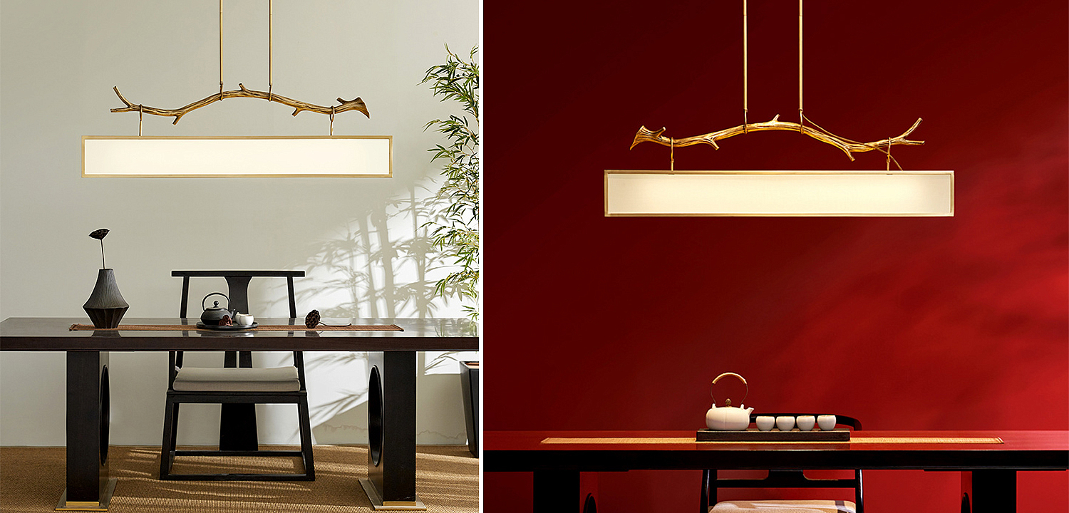 Дизайнерская прямоугольная люстра с золотой веткой Rectangular chandelier golden branch Дизайнерская прямоугольная люстра с золотой веткой Rectangular chandelier golden branch - Loft-Concept в Рязани