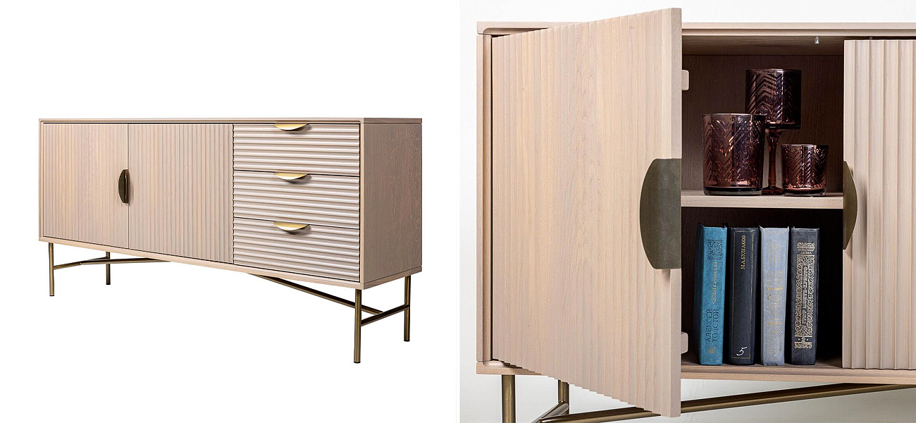 Комод Antique Order Бежевый Шпон Дуба Комод Antique Order Бежевый Шпон Дуба - Loft-Concept в Рязани