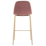 Барный стул на золотистых ножках VENDRAMIN Pink варинант исполнения - 5 | Loft Concept в Рязани