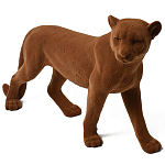 Декоративная статуэтка коричневый флок Сheetah Statuette варинант исполнения - 1 | Loft Concept в Рязани