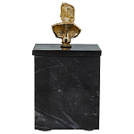 Мраморная шкатулка с бюстом из металла KELLY WEARSTLER варинант исполнения - 4 | Loft Concept в Рязани