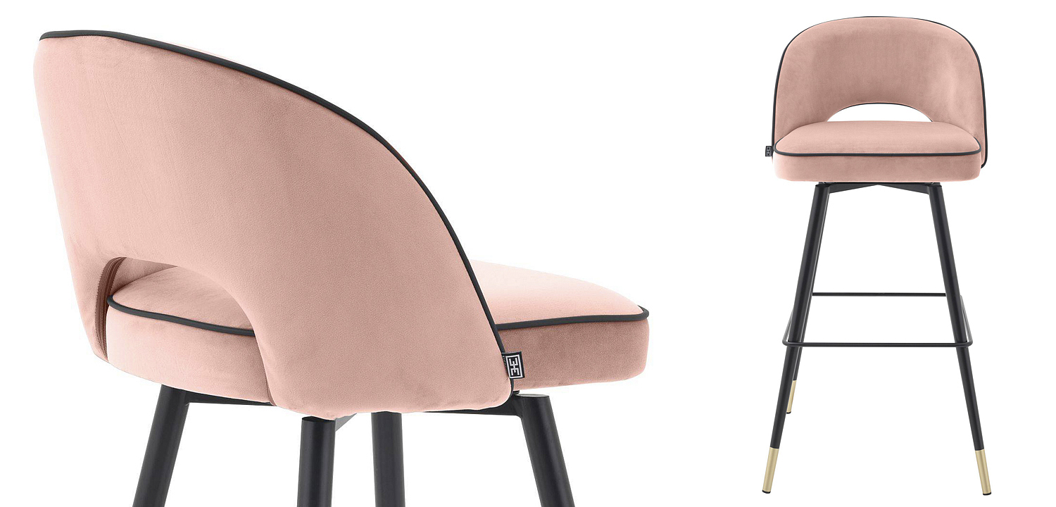 Комплект барных стульев Eichholtz Bar Stool Cliff set of 2 nude Комплект барных стульев Eichholtz Bar Stool Cliff set of 2 nude - Loft-Concept в Рязани