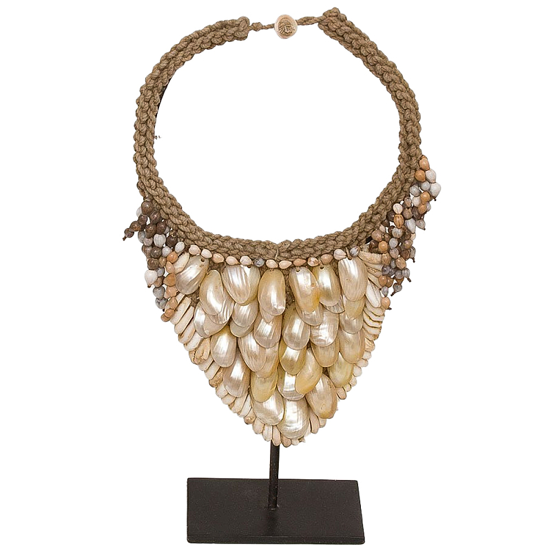 Этническое ожерелье с перламутровыми ракушками Mother of Pearl Shell Necklace Бежевый Перламутровый Этническое ожерелье с перламутровыми ракушками Mother of Pearl Shell Necklace Бежевый Перламутровый в Рязани | Loft Concept