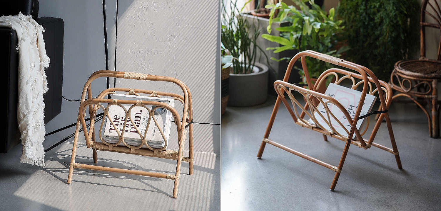 Газетница Wicker Magazine Rack Газетница Wicker Magazine Rack - Loft-Concept в Рязани