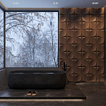 Гипсовая 3D панель с принтографией PM-22 варинант исполнения - 1 | Loft Concept в Рязани