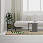 Комплект из 2-х приставных столов серого цвета из дерева ZIGOSH RETRO GREY варинант исполнения - 3 | Loft Concept в Рязани