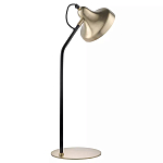 Настольная лампа с плафоном в форме купола в сочетании черного и золотистого цвета Minimalist Execution варинант исполнения - 3 | Loft Concept в Рязани