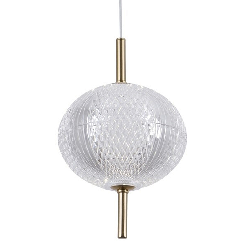 Подвесной светильник Cuthbert Hanging Lamp S Латунь Прозрачный Подвесной светильник Cuthbert Hanging Lamp S Латунь Прозрачный в Рязани | Loft Concept