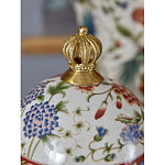 Шкатулка в форме яйца на величественных львах из фарфора с бронзовыми элементами Eden Garden варинант исполнения - 5 | Loft Concept в Рязани