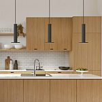 Подвесной светильник светодиодный черный Light Durability варинант исполнения - 1 | Loft Concept в Рязани