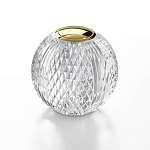 Настольная лампа с прозрачным шарообразным плафоном на цилиндрической подставке Crystal Globule варинант исполнения - 2 | Loft Concept в Рязани