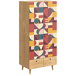 Шкаф с принтом The rebus of love варинант исполнения - 1 | Loft Concept в Рязани