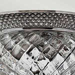 Потолочный светильник с чашеобразным плафоном из толстого волнообразного стекла и широким узорчатым основанием Hinkley варинант исполнения - 8 | Loft Concept в Рязани