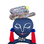 Кукла из одежды и павлопосадских платков Rusalka Blue Jeans варинант исполнения - 2 | Loft Concept в Рязани