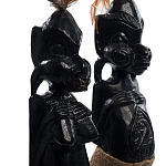 Комплект из 2-х деревянных статуэток Asmat Statuettes Black варинант исполнения - 6 | Loft Concept в Рязани