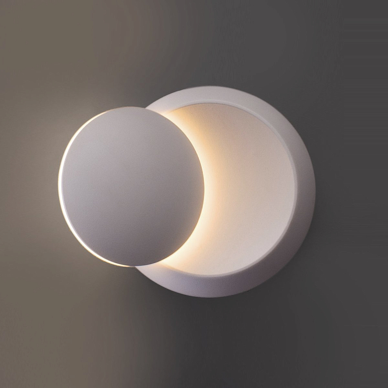 Бра Light Point Luna Wall Lamp White Белый Бра Light Point Luna Wall Lamp White Белый в Рязани | Loft Concept