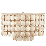 Люстра с каскадом из круглых декоративных элементов Texture Discs варинант исполнения - 3 | Loft Concept в Рязани