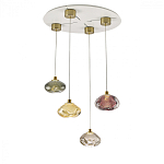 Подвесной светильник с прозрачным стеклянным плафоном округлой формы Effervia  варинант исполнения - 6 | Loft Concept в Рязани